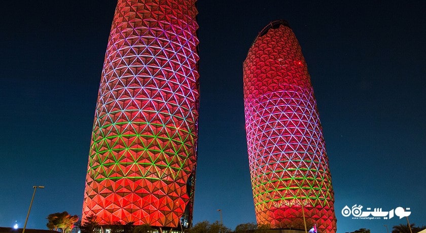  برج های البهار شهر امارات متحده عربی کشور ابوظبی