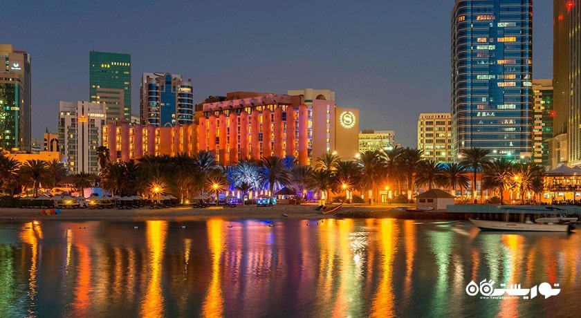 سرگرمی ساحل تفرجگاه شرایتون شهر امارات متحده عربی کشور ابوظبی