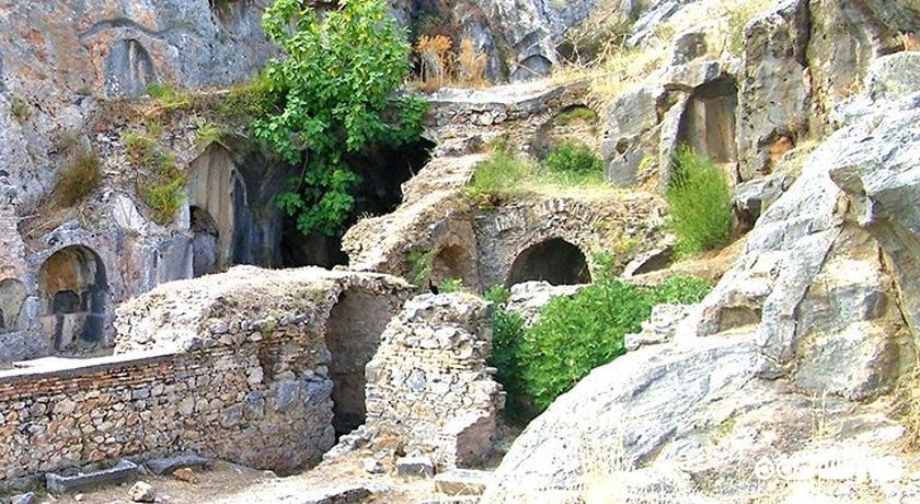  غار اصحاب کهف شهر ترکیه کشور کوش آداسی