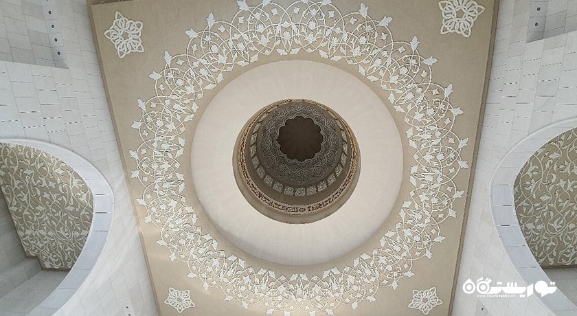  مسجد جامع شیخ زاید شهر امارات متحده عربی کشور ابوظبی