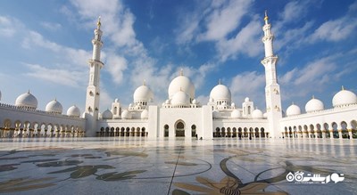  مسجد جامع شیخ زاید شهر امارات متحده عربی کشور ابوظبی