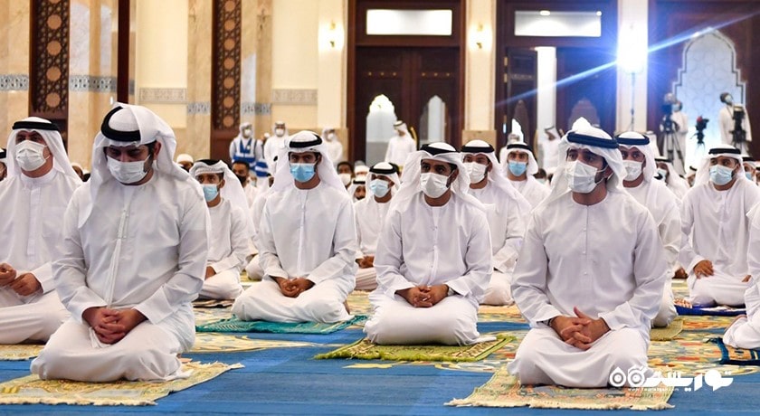  مسجد شیخ حمدان بن محمد آل نهیان شهر امارات متحده عربی کشور ابوظبی