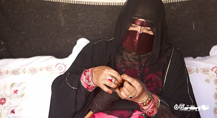  مرکز صنایع دستی زنان شهر امارات متحده عربی کشور ابوظبی