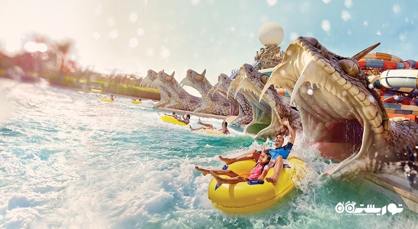 سرگرمی یاس واتر ورلد شهر امارات متحده عربی کشور ابوظبی