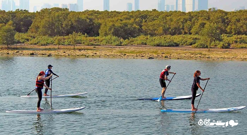  پارک ملی جنگل حرا شهر امارات متحده عربی کشور ابوظبی