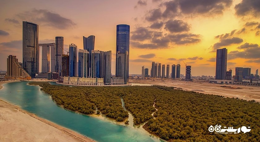 پارک مرکزی ریم شهر امارات متحده عربی کشور ابوظبی
