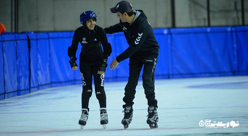 سرگرمی پیست یخی ابوظبی شهر امارات متحده عربی کشور ابوظبی