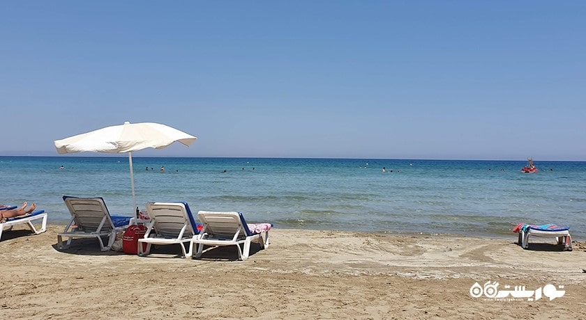 سرگرمی ساحل گلاپسیدس شهر قبرس شمالی کشور نیکوزیای شمالی