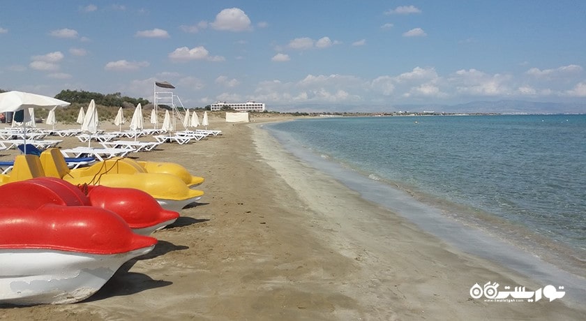 سرگرمی ساحل گلاپسیدس شهر قبرس شمالی کشور نیکوزیای شمالی