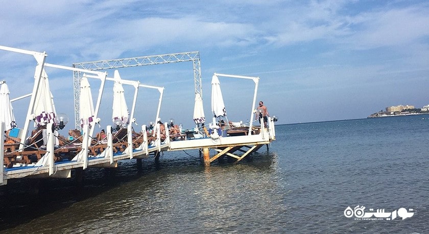 سرگرمی باشگاه ساحلی اسکیپ شهر قبرس شمالی کشور نیکوزیای شمالی