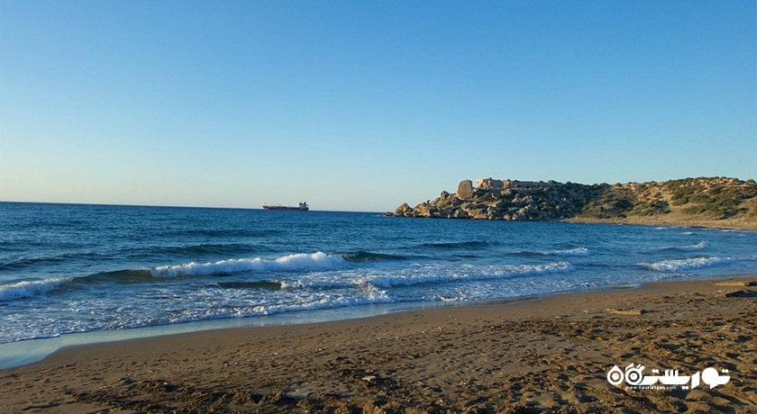 سرگرمی ساحل لاکپشت آلاگادی شهر قبرس شمالی کشور نیکوزیای شمالی
