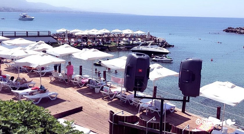 سرگرمی ساحل کاملوت شهر قبرس شمالی کشور نیکوزیای شمالی