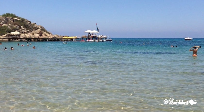 سرگرمی ساحل دنیز کیزی شهر قبرس شمالی کشور نیکوزیای شمالی