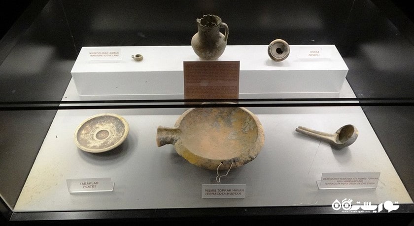  موزه کشتی باستانی غرق شدع در کرنیا شهر قبرس شمالی کشور نیکوزیای شمالی