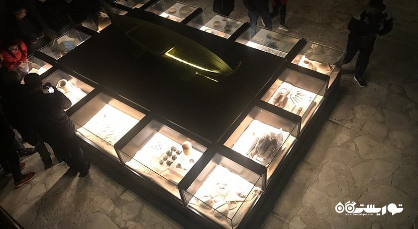  موزه کشتی باستانی غرق شدع در کرنیا شهر قبرس شمالی کشور نیکوزیای شمالی