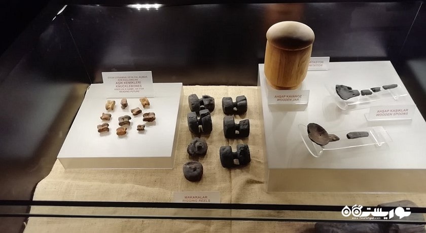  موزه کشتی باستانی غرق شدع در کرنیا شهر قبرس شمالی کشور نیکوزیای شمالی