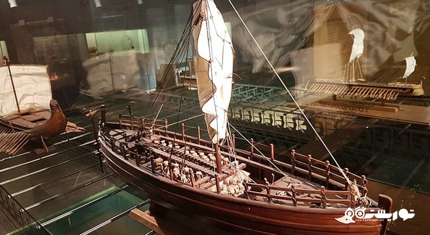  موزه کشتی باستانی غرق شدع در کرنیا شهر قبرس شمالی کشور نیکوزیای شمالی