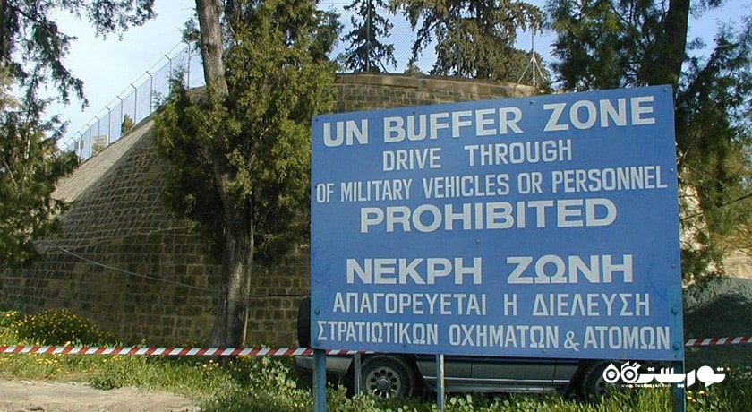 خط سبز در نیکوزیای شمالی شهر قبرس شمالی کشور نیکوزیای شمالی