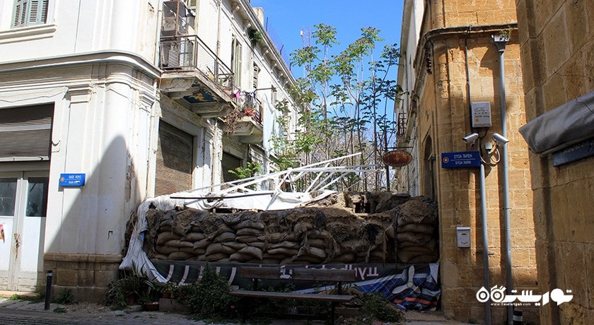  خط سبز در نیکوزیای شمالی شهر قبرس شمالی کشور نیکوزیای شمالی