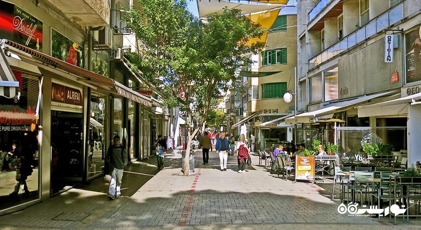  خیابان های قدیمی در نیکوزیای شمالی شهر قبرس شمالی کشور نیکوزیای شمالی