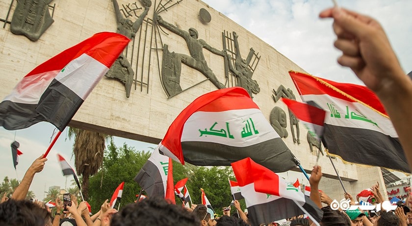  بنای یادبود آزادی شهر عراق کشور بغداد