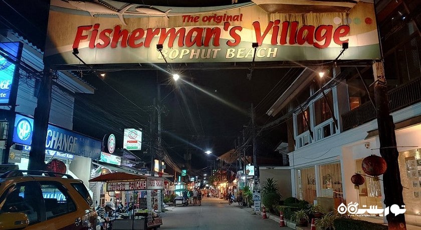  روستای ماهیگیران سامویی شهر تایلند کشور کو سامویی