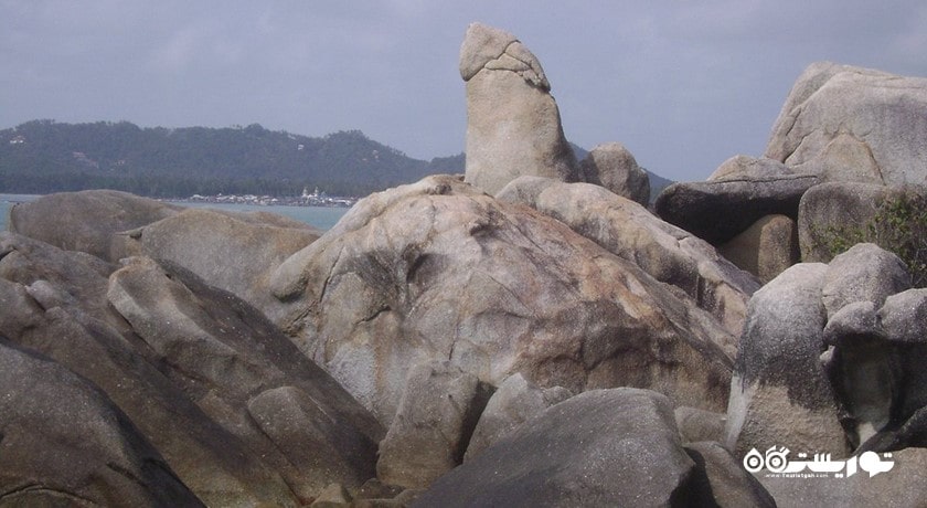  صخره های هین تا و هین یای  شهر تایلند کشور کو سامویی