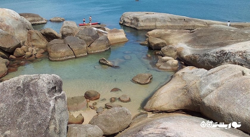  صخره های هین تا و هین یای  شهر تایلند کشور کو سامویی