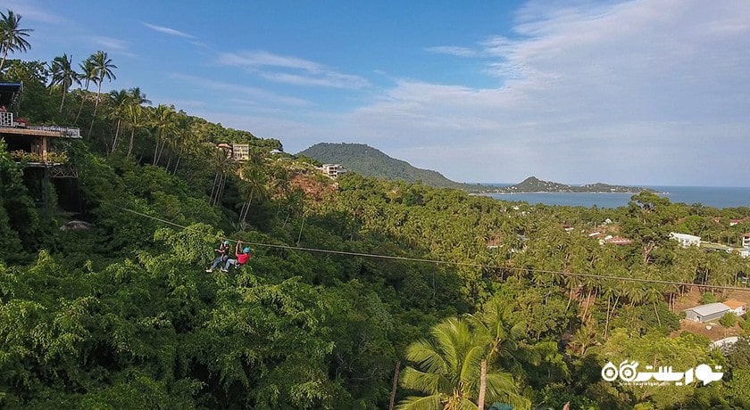 سکوی مشاهده لامای شهر تایلند کشور کو سامویی