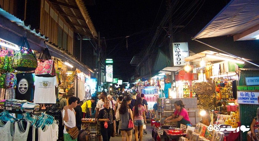 مرکز خرید مرکز خرید خیابان دهکده ماهیگیر شهر تایلند کشور کو سامویی