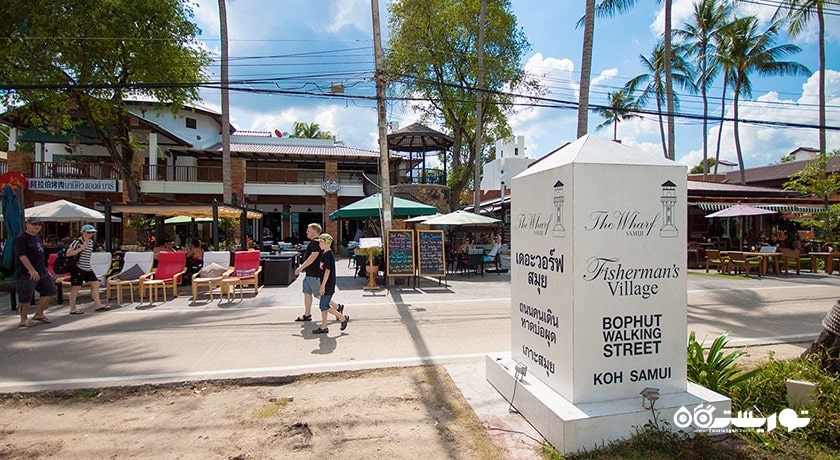 مرکز خرید مرکز خرید اسکله سامویی شهر تایلند کشور کو سامویی