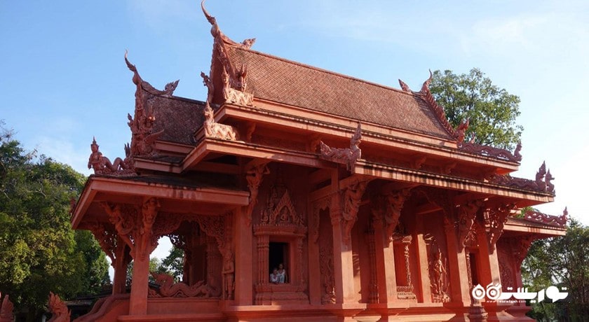  معبد راتچاتامارام (معبد سرخ) شهر تایلند کشور کو سامویی
