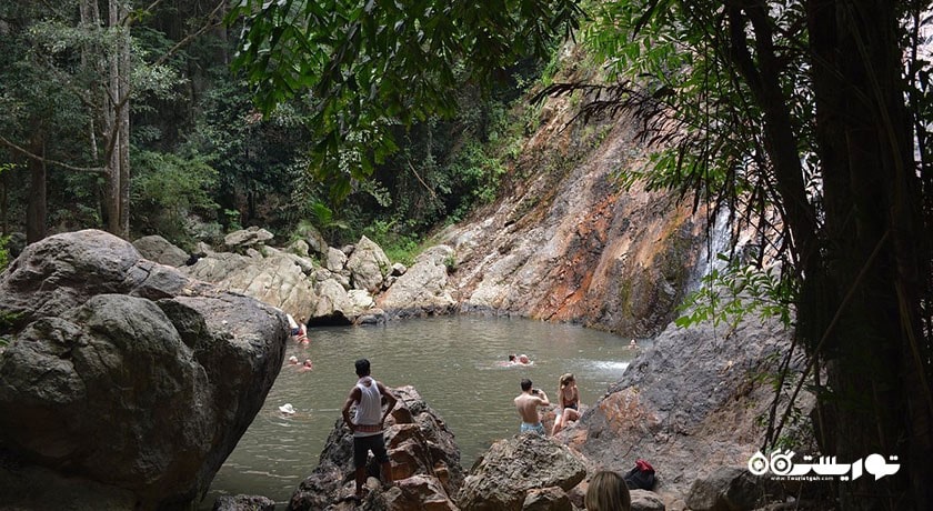  آبشارهای نا مو آنگ شهر تایلند کشور کو سامویی