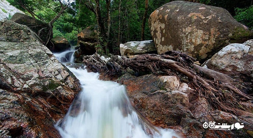  آبشار هین لاد شهر تایلند کشور کو سامویی