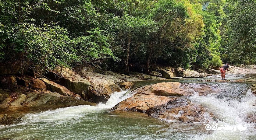  آبشار هین لاد شهر تایلند کشور کو سامویی