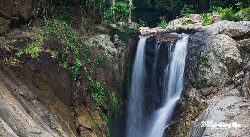  آبشار هین لاد شهر تایلند کشور کو سامویی