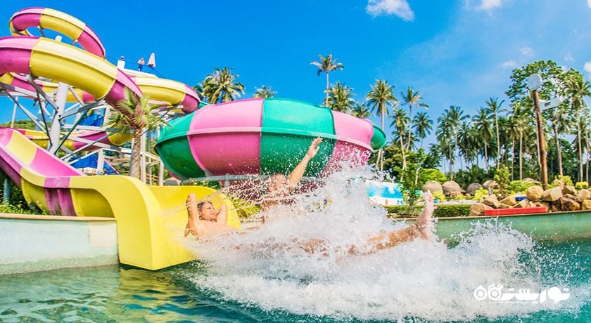 سرگرمی پارک آبی فیل صورتی سامویی شهر تایلند کشور کو سامویی