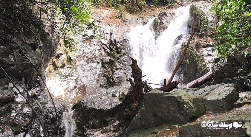  آبشار خونسی شهر تایلند کشور کو سامویی