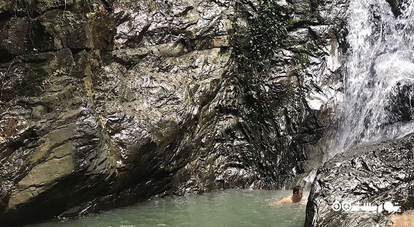  آبشار خونسی شهر تایلند کشور کو سامویی