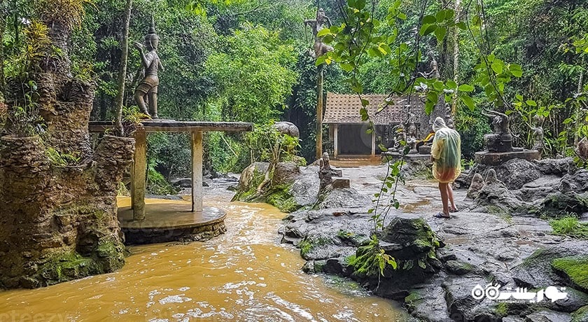  آبشار تار نیم شهر تایلند کشور کو سامویی