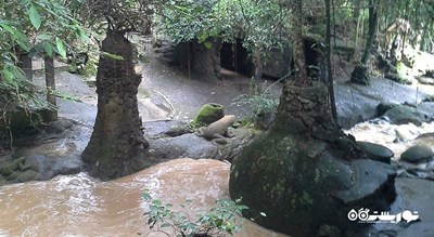  آبشار تار نیم شهر تایلند کشور کو سامویی