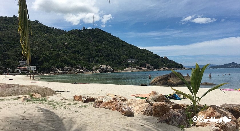 سرگرمی ساحل نقره ای شهر تایلند کشور کو سامویی