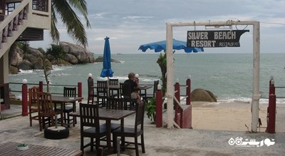 سرگرمی ساحل نقره ای شهر تایلند کشور کو سامویی