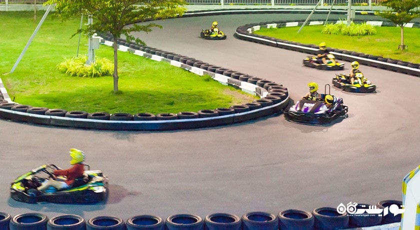 سرگرمی کارتینگ در کوسامویی شهر تایلند کشور کو سامویی