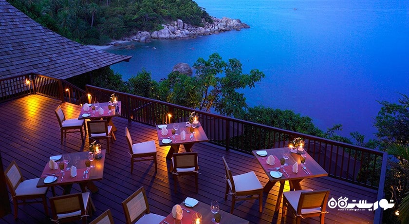 سرگرمی غذاخوری در کوسامویی شهر تایلند کشور کو سامویی