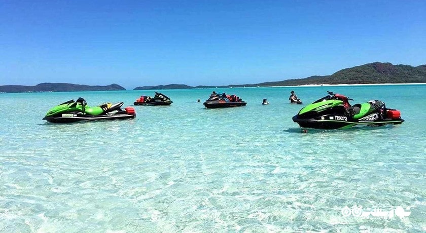 سرگرمی جت اسکی در کوسامویی شهر تایلند کشور کو سامویی