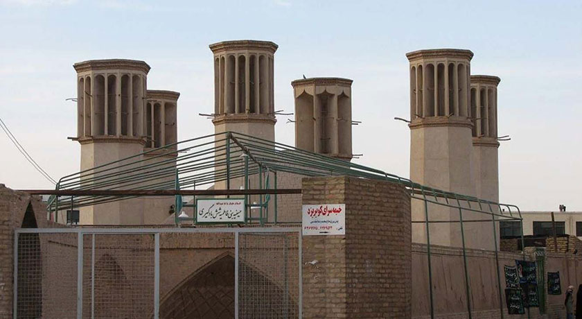  آب انبار شش بادگیر شهرستان یزد استان یزد