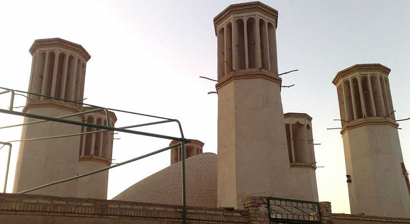  آب انبار شش بادگیر شهرستان یزد استان یزد