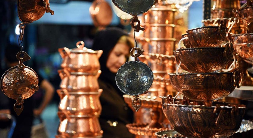  بازار مسگرهای شیراز شهر فارس استان شیراز