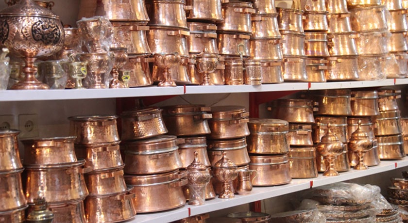  بازار مسگرهای شیراز شهر فارس استان شیراز